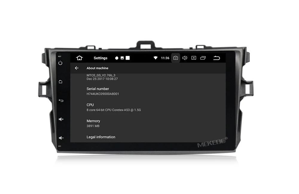 Discount Big Screen 4G RAM Android 9.0 Octa-core Car DVD Player for Toyota Corolla E140/150 2006-2011 with Radio Wifi GPS DVR 32GB ROM 14