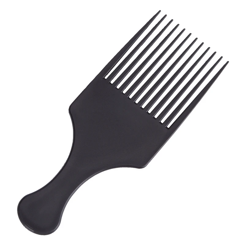 Mayitr 1pc Professional Salon Hairdressing Comb Plastic Black Wide Long Tooth Hair Comb Hair Styling Tool