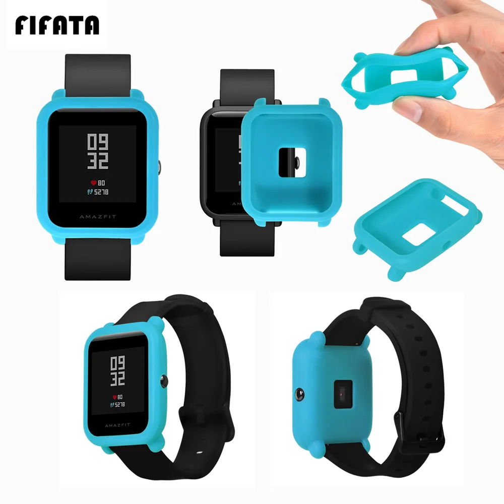 Силиконовый мягкий чехол для Xiaomi Huami Amazfit Bip Youth|Смарт-аксессуары| |