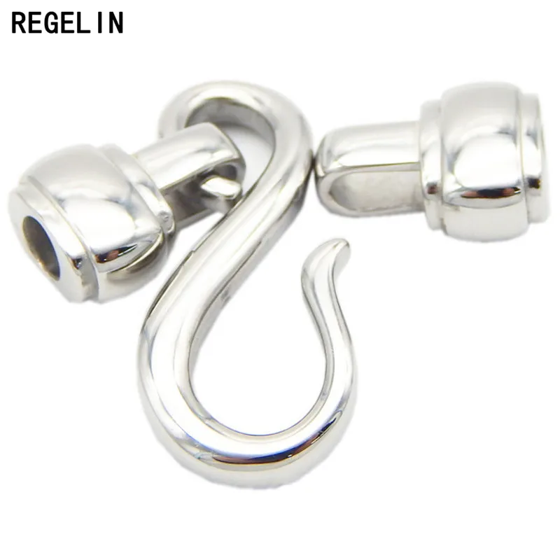 1 шт. коннекторы для браслета REGELIN S Style нержавеющая сталь серебристый тон