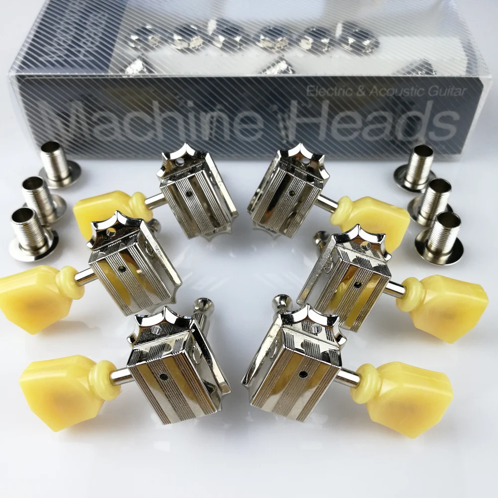 1Set 3R 3L Vintage Deluxe Guitar Machine Heads Tuners For Gibson USA