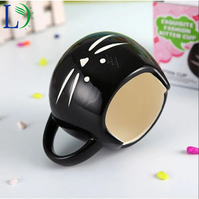 Cute Cat face  Ceramic Mugs (8)