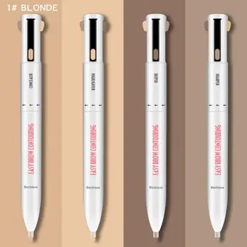 

1pcs 4 In 1 Eyebrow Pencil Rotating Pressed Refills For Eyeliner Lip Liner Pen Tint Natural Lasting Waterproof Cosmetics