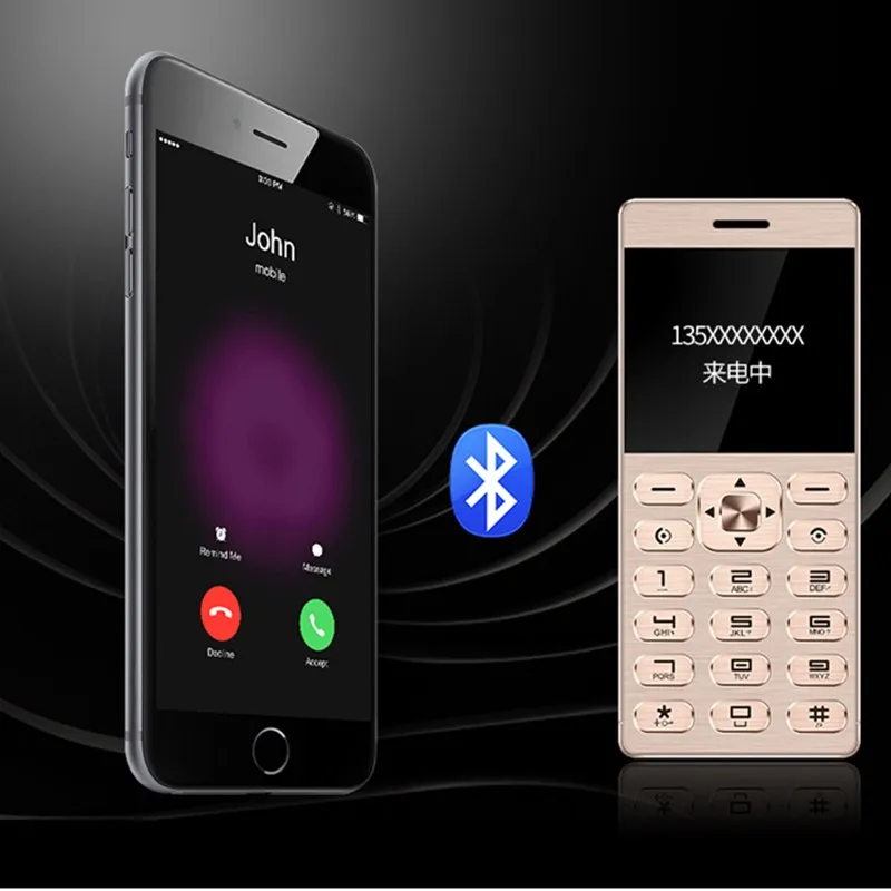 2017 Новый оригинальный MPARTY LT1 Роскошный мини телефон металлический корпус Bluetooth с