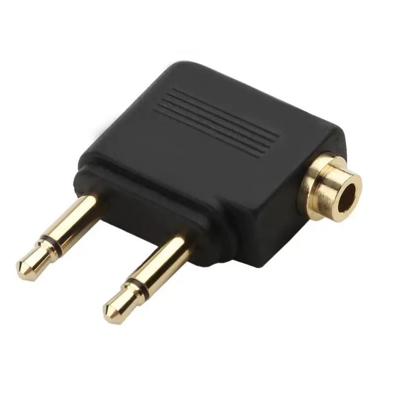 

3.5mm Jack Audio Adapter for Airline Airplane Travel Earphone Headphone