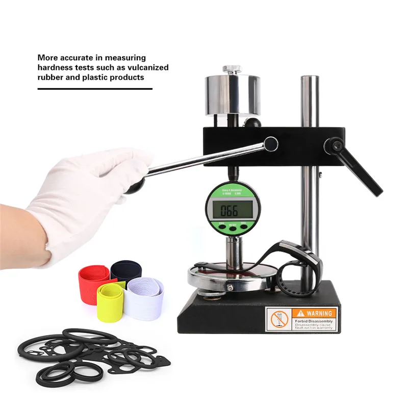 LX-A Digital Hardness Shore Durometer Tester Meter For Hard Rubber Plastic Leather Multi-grease Wax LAC-YJ Test Durometro Tools  (12)