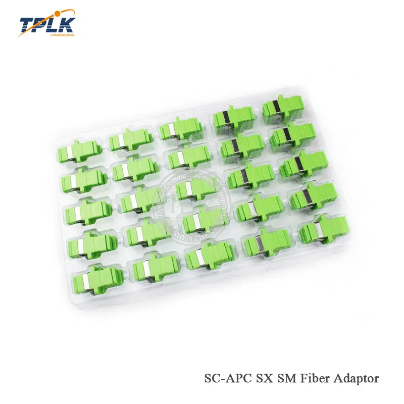 Hot selling Freies verschiffen 50pcs SC APC TYPE2 SC-APC SM SX Faser flansch Adapter einzigen modus | Мобильные телефоны и