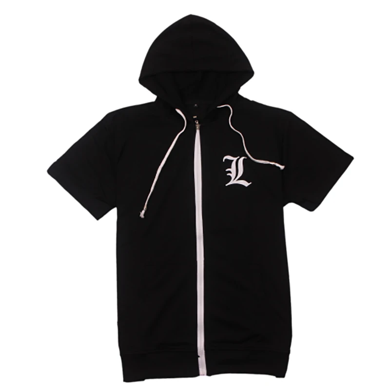 short sleeve hooded jacket