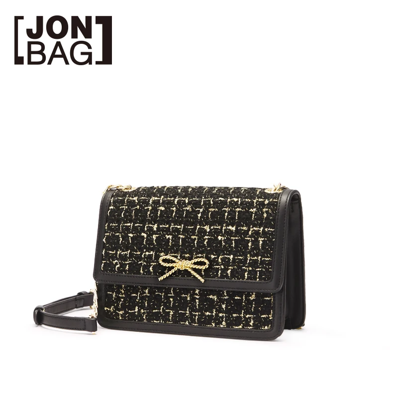 JONBAG простые знаменитости маленькая черная сумка новая Корейская версия