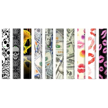 

10 Kinds Punk Style Skull Case Cover Film Sticker Skin For Juul