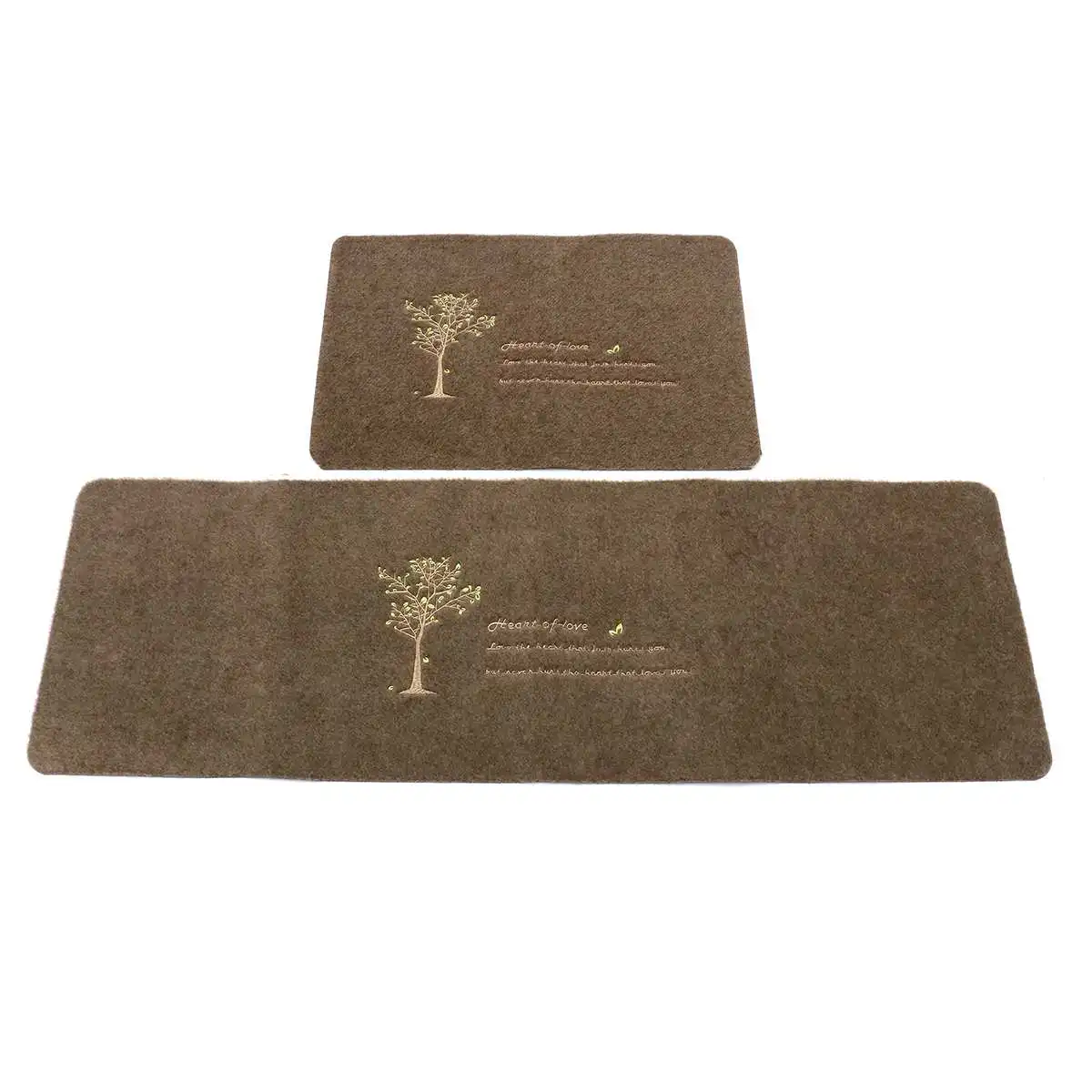 2PCS Kitchen Mat Anti-slip Modern Area Rugs Living Room Floor Balcony Bathroom Carpet Set Doormat Bath Mat in The Hallway