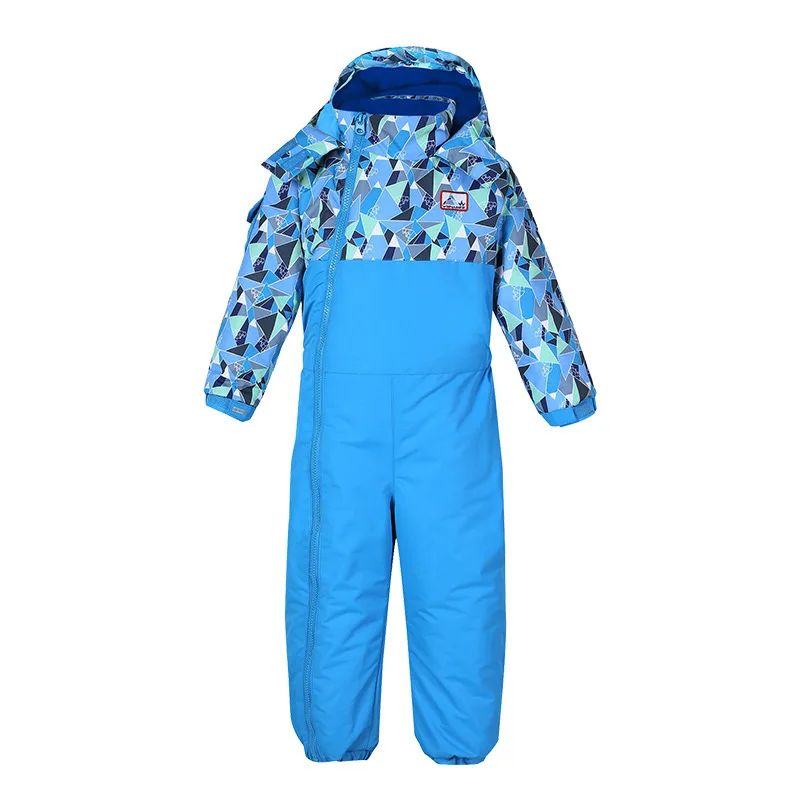 Новинка года; детский лыжный костюм высокого качества; ветрозащитный Теплый спортивный костюм для мальчиков и девочек - Цвет: color 2