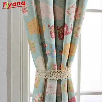 

Colorful Elephant Curtains for Kid's Room Children Kid's Animals Curtains Half Blackout Curtains for Child's Bedroom HM262B *20