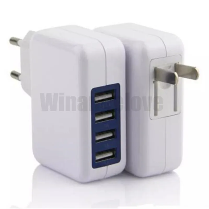 Сетевое зарядное устройство с 4 USB-портами 200 шт. а 15 Вт | Мобильные телефоны и