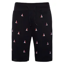 2109 Новые весенние и летние мужские однотонные шорты на шнуровке Спортивные штаны повседневные штаны с вышивкой