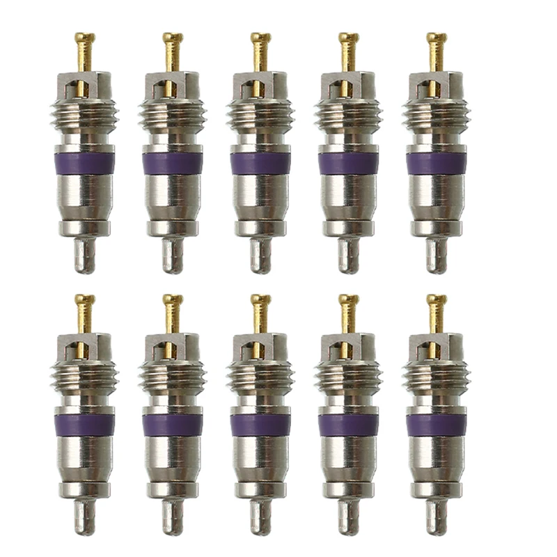 

10Pcs High Side Car Air Conditioning Valve Core Universal For BMW For Mercedes benz For Ford For Volkswagen With box