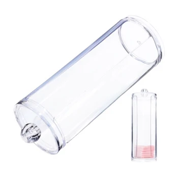

Feiqiong Clear Plastic Storage Box For Cotton Ball Makeup Brush Pads Holder Cotton Pad Box Cosmetic Container High Rating Box