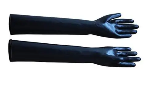 1,0 мм латексные 3D Moudld Фетиш опера длинные перчатки резиновые формованные перчатки