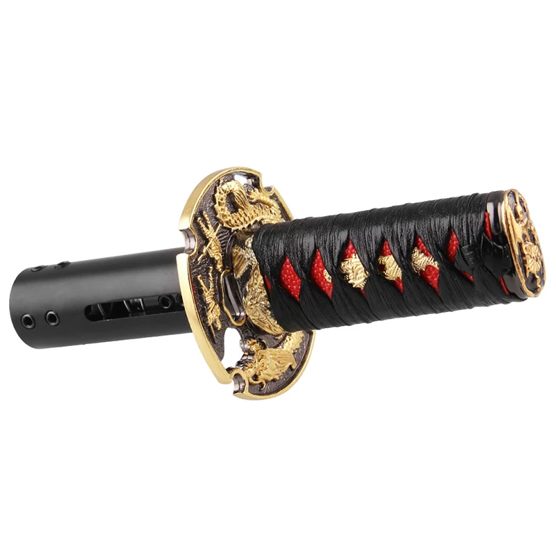 Fashion 1 Set Universal Samurai Sword Vehicle Car Shift Knob Katana Metal Weighted Sport Shifter With Adapter Car Accessories