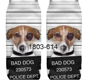 

10 Pairs Lot/Pack women Socks slippers dital printing cute animals lady and girl lovely short Socks free shipping boating sock