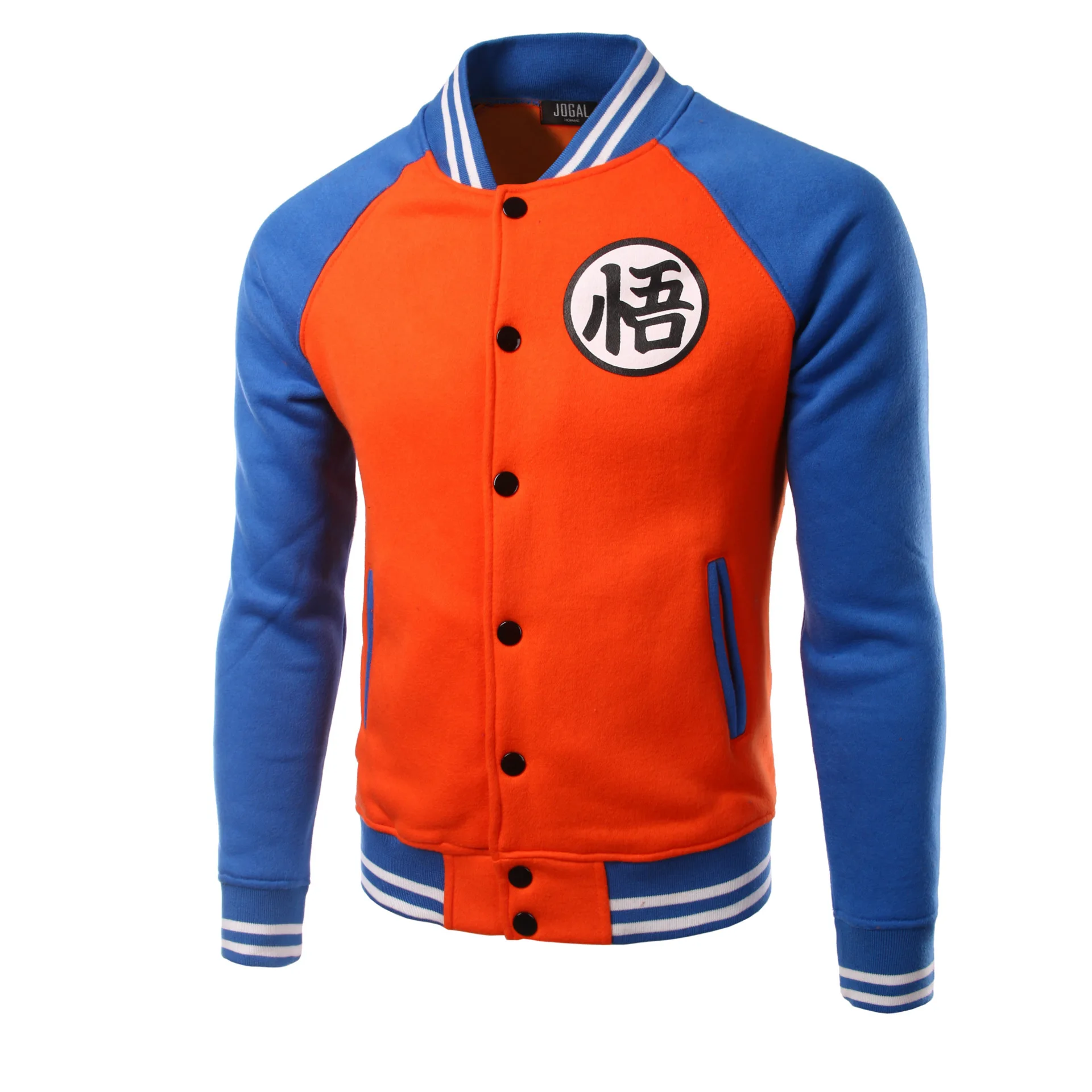 New Japanese Anime Dragon Ball Goku Varsity Jacket Fall casual Hoodie