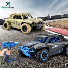 1/18 Радиоуправляемый автомобиль короткий грузовик 4WD Дрифт автомобиль с дистанционным управлением 25 км/ч высокая скорость Радиоуправление светодиодная машина гоночный автомобиль рождественские подарки для детей