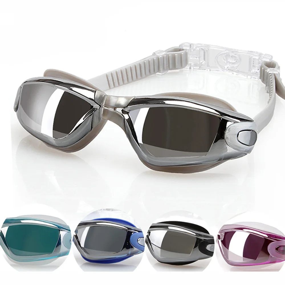 Profession adult swimming goggles soft silicone gasket swim eyewear