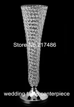 

(within 30 days can out order ) latest large and tall Trumpet Shaped acrylic Crystal Vase Flower Vases