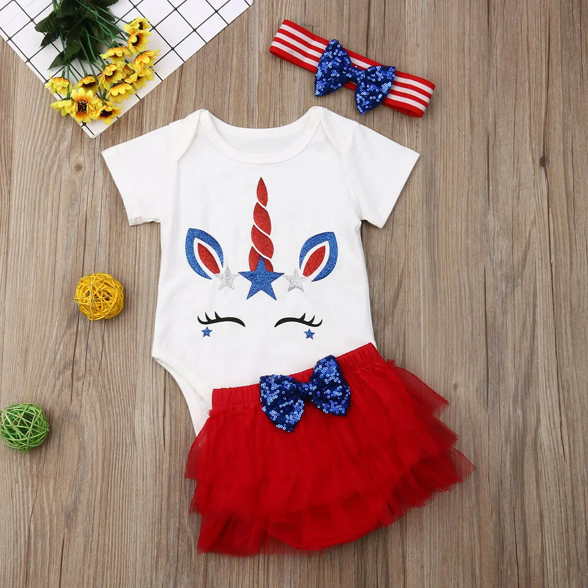 2019 Cute Newborn Infant Baby Girl Outfit Clothes Summer 2PCS Clothing