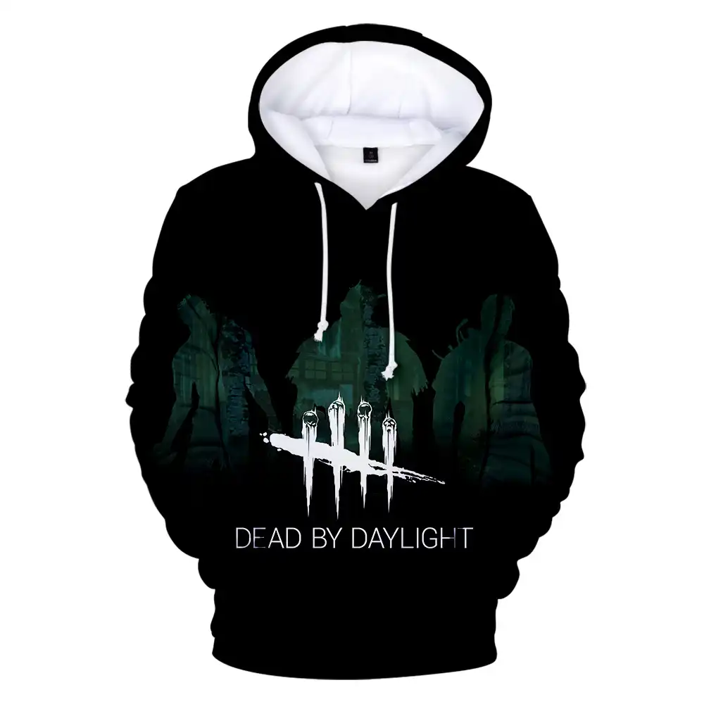 Мужская толстовка с капюшоном Aikooki и принтом героев из игры Dead by Daylight|Толстовки