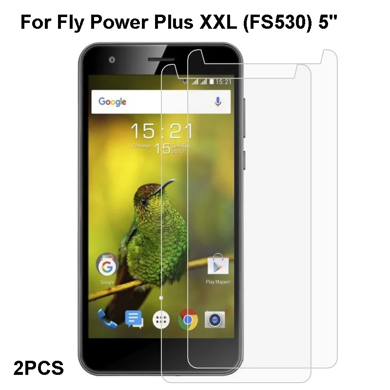 

Tempered Glass For Fly Power Plus XXL Fs530 Screen Protector 2.5 9h Safety Protective Telephones Film on Fs 530 2PCS