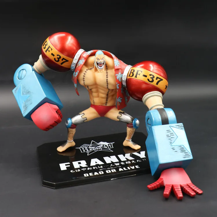 

Anime One Piece FRANKY Two years Later Statue Figure Model Toys