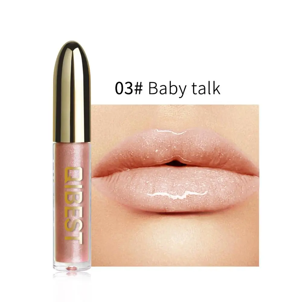28 Colors Long Lasting Moisturizer Glitter LipGloss Tint Cosmetics Nutritious Shimmer Liquid Lipstick Beauty Lips Makeup maquiag - Color: 03