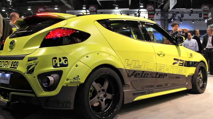 Veloster Egr Style Front & Rear Fender Flares 8 Pcs(16)