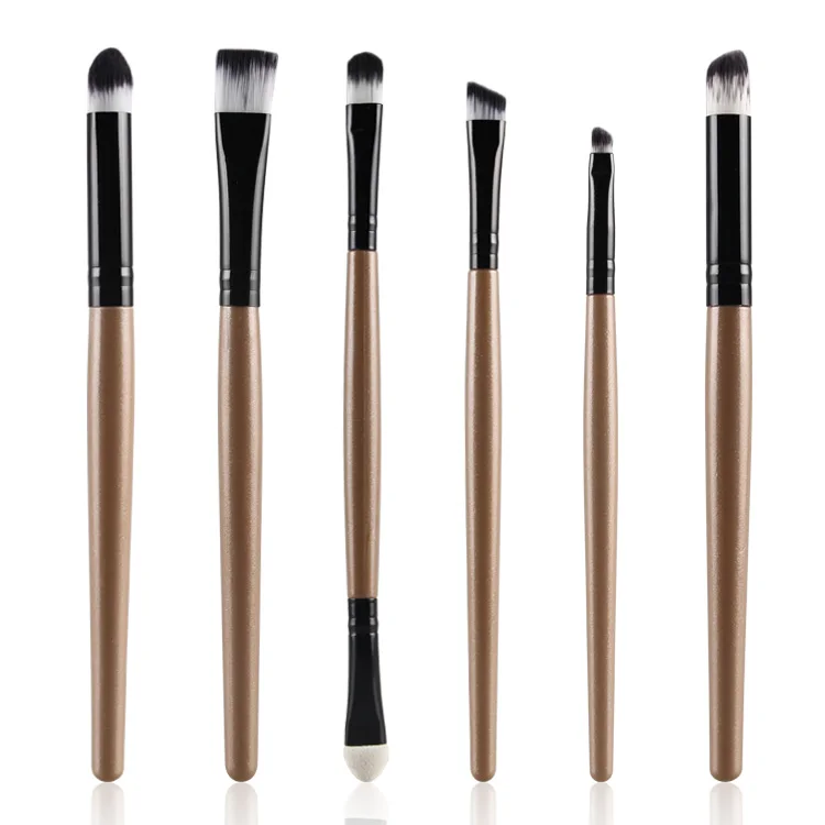 

6Pcs Eyes Makeup Brushes Set Eye Shadow Eyeliner Eyebrow Eyelash Lip Blending Pencil Brush Powder Concealer Beatuy Cosmetic Tool
