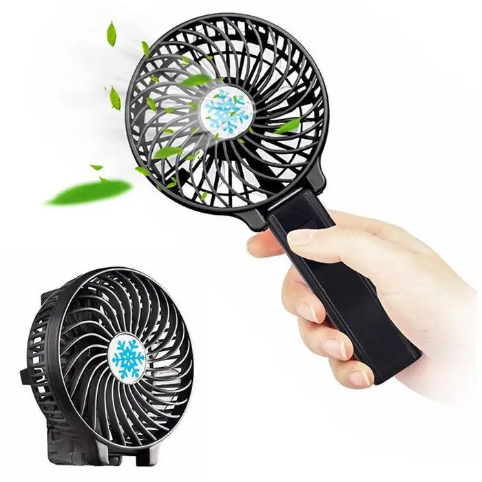 Новый портативный HandFan USB Перезаряжаемый складной портативный мини-вентилятор кулер 3 скорости регулируемый вентилятор охлаждения