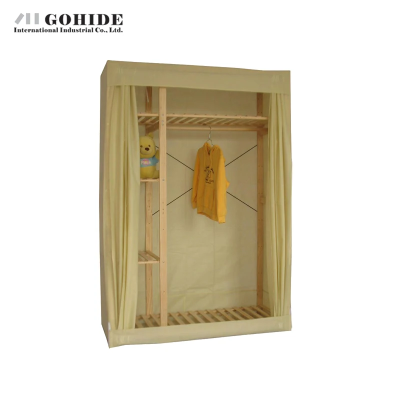 Gohide 132cm DIY Simple Wardrobe Hangers Eco-Friendly Wardrobe Home Furnishing Decoration Coat Hangers Lockers simple cm 379