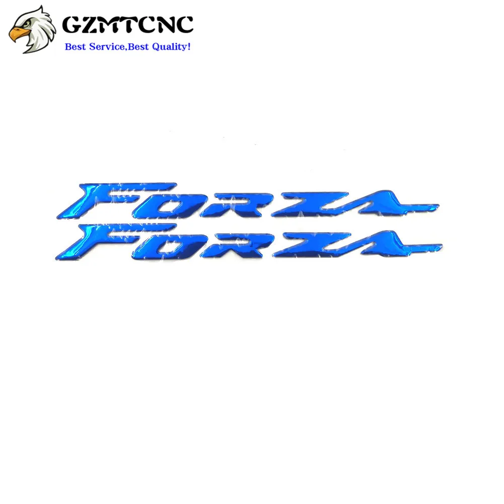 3D наклейки боковые наклейки для топливного бака Крышка эмблема "Forza" логотип мотоцикл украшения тела наклейки для Honda Forza 300 250 125