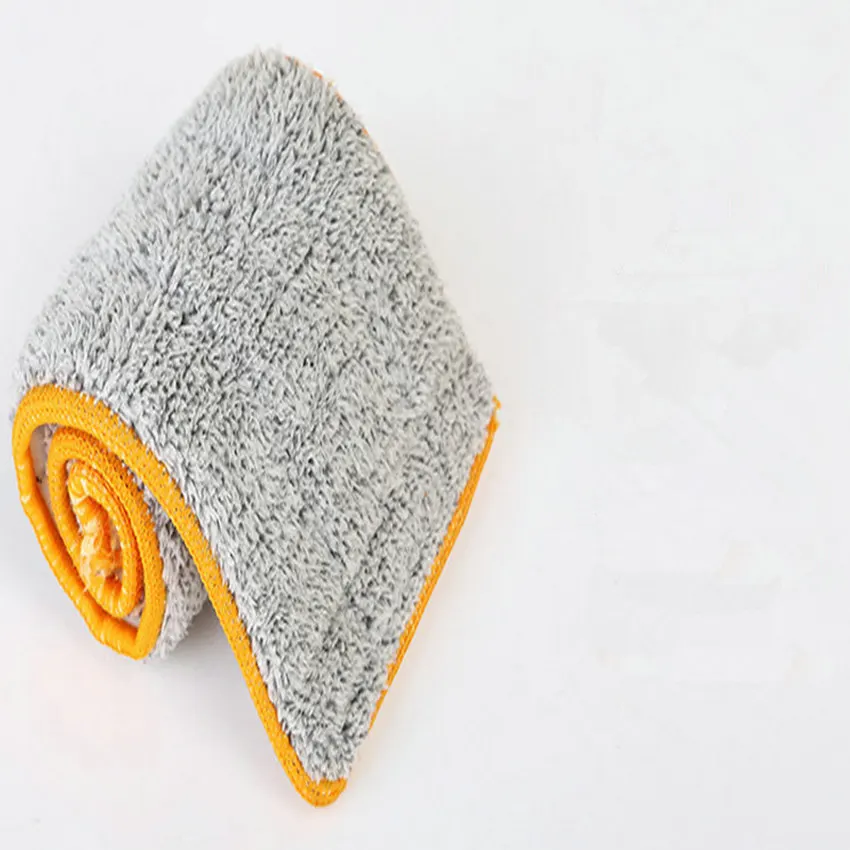 4 шт. Двусторонняя не Ручная стирка Mop ткань для дома Mop аксессуары пыли Push-Mop ткань домашнего оранжевый и синий чистящие средства