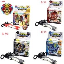 Beyblade Burst B-48 B-66 B-34 B-35 B-41 B-59 Starter Zeno Excalibur .M.I (Xeno Xcalibur .M.I) with launcher kids toys