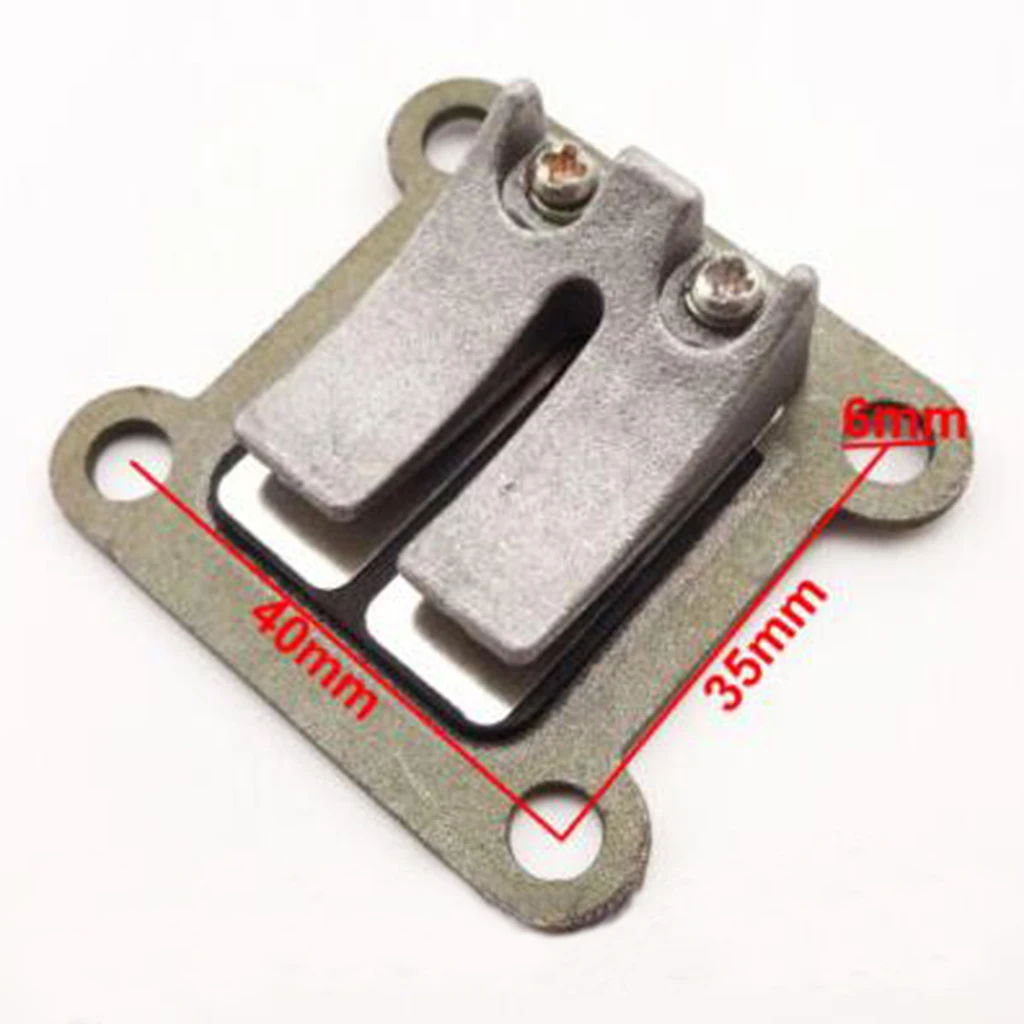 Red Valve and Inlet Intake Manifold with Gaskets For 47cc 49cc Mini Moto ATV Dirt Pocket Bike ATV Quad Minimoto Go Kart Scooter