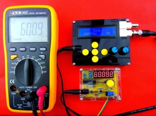 DIY Наборы 1 Гц-50 МГц тестер счетчик частоты с Чехол