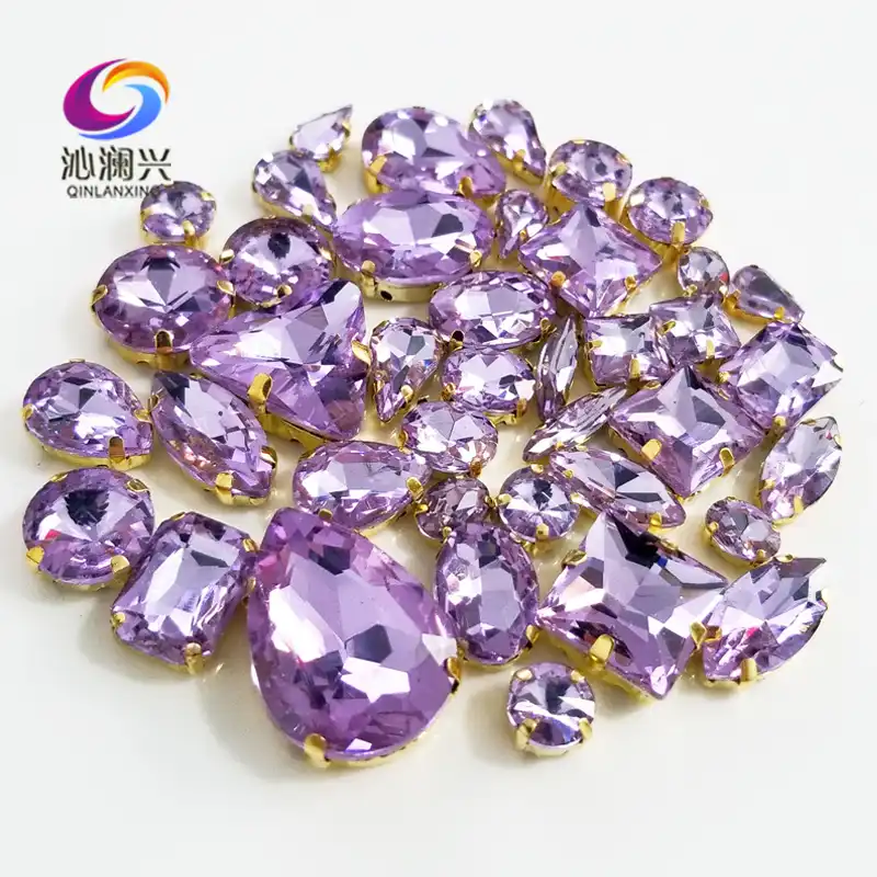 Buy 58pcs Pack Super Flash 3d Lake Blue Mix Shape Top Crystal Glass Sew On Stones Gold Base Claw Rhinestone Diy Jewelry Accessories In The Online Store Qinlanxing Rhinestones Store At A Price Of 4 15