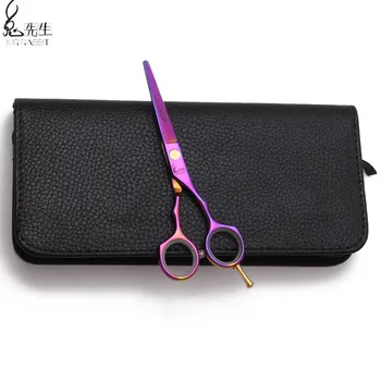 

5.5" 16cm Stainless Mr Rabbit Colorful Cutting Shears Thinning Scissors Professional Hair Scissors Hairdressing Supplies M1104