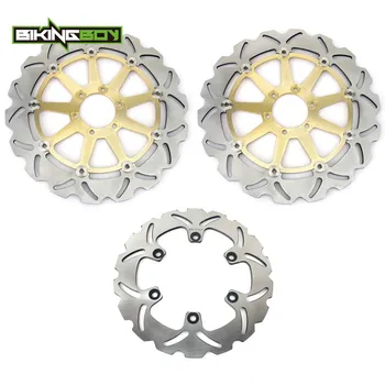 

BIKINGBOY Front Rear Brake Discs Rotors Disk FZR 600 R 90-95 FZS FAZER 600 98 99 00 01 02 03 TDM 850 91-01 TRX 850 XJR 400 95-00