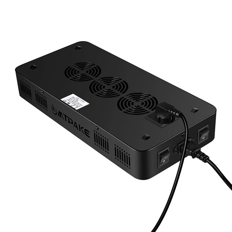 Двойной переключатель светодиодный grow светильник TS 1200W полными спектрами с