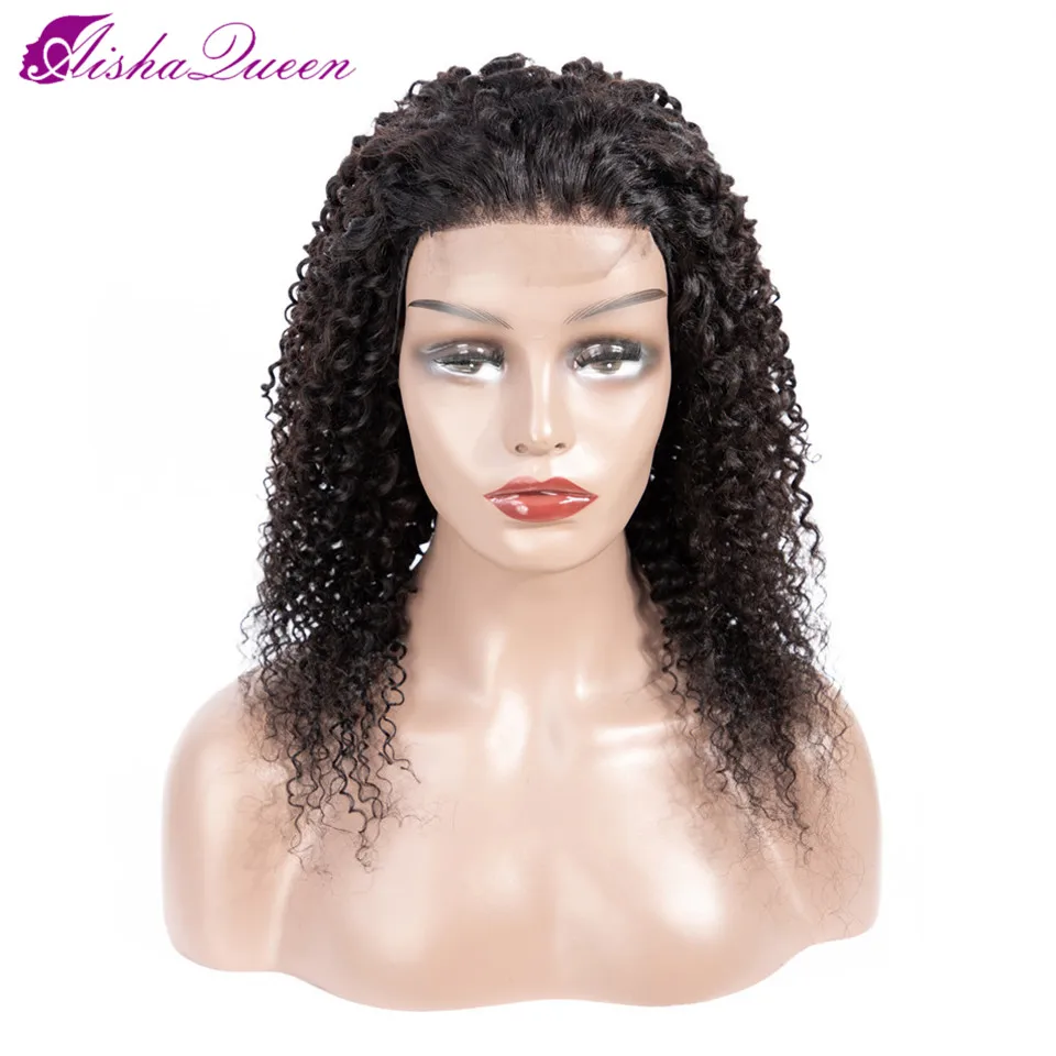 Парики из натуральных волос Aisha queen 4*4, кудрявые парики из малазийских кружевных фронтов, парики из натуральных волос, предварительно