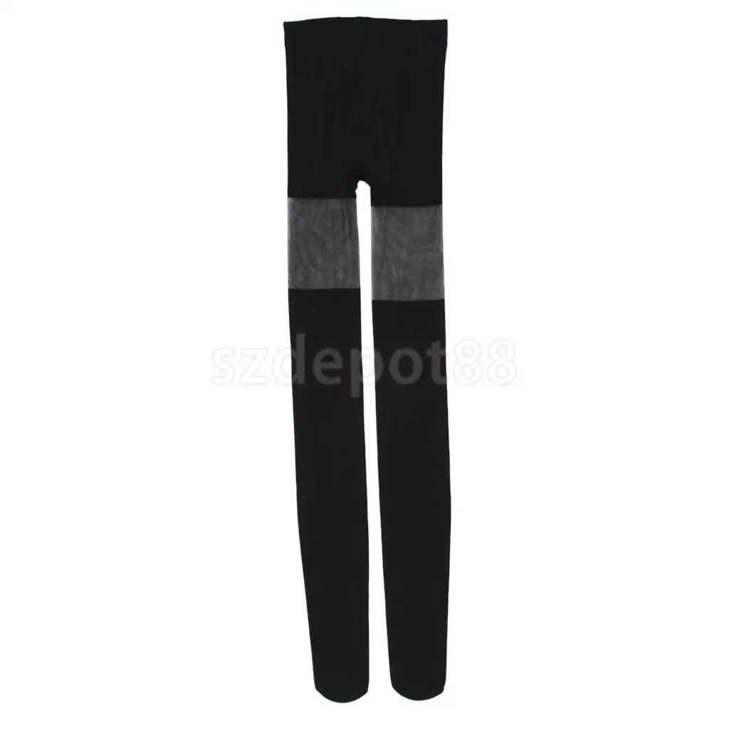 Women Lady Fashionable Sheer Tights Geometric Polka Dot Floral Patterned Elastic Pantyhose Long Stockings