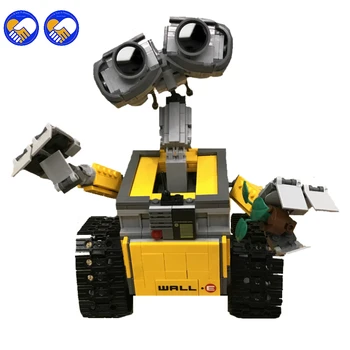 

687 PcsCompatible Lepining City Ideas WALL E Building Blocks Robot Model Building Kit Bricks Toys Children 21303 Toys For Boys