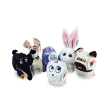 2016 new 15-28cm pet secret life plush toys with a PET film big secret Plush Doll gifts to children